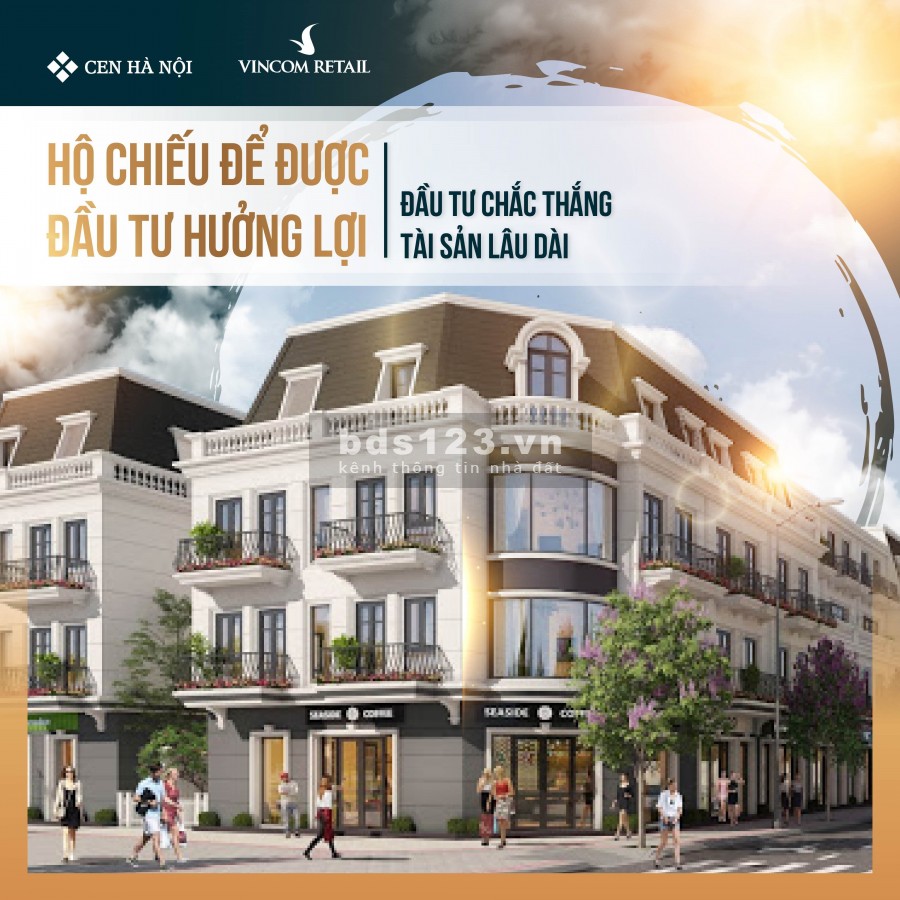 Sở hữu siêu phẩm giới hạn Vincom Shophouse Thái Hòa, giá chỉ từ 4 tỷ
