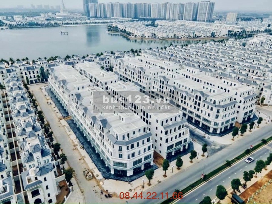 Shophouse Sao Biển 9A nằm ngay giữa 2 biển hồ của dự án Vinhomes Ocean Park giá từ 26tr/m2