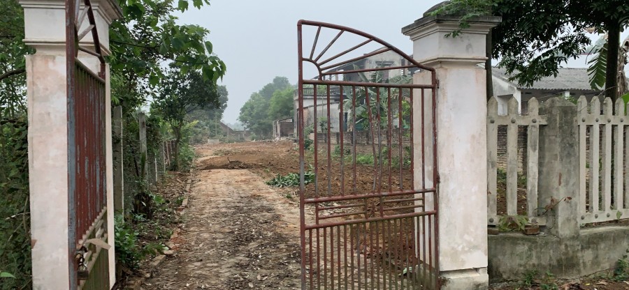 Vùng đất nguyên sơ với diện tích 854 m2 cổng vào dự án FLC đô thị sinh thai thể thao và du lịch