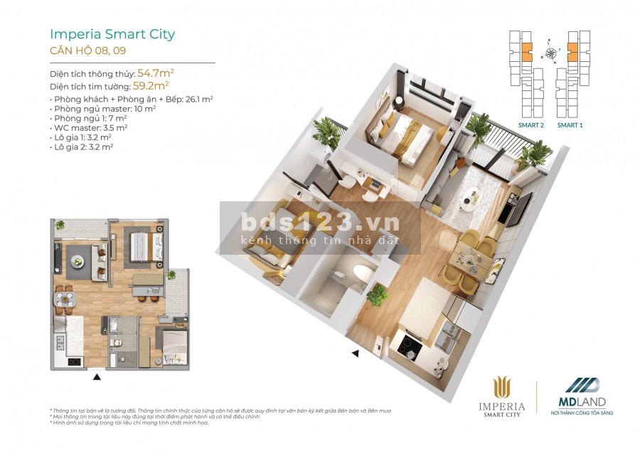 Imperia Smart City chung cư cao cấp Quận Tây Hồ, Đại Mỗ, ngân hàng hỗ trợ 80%