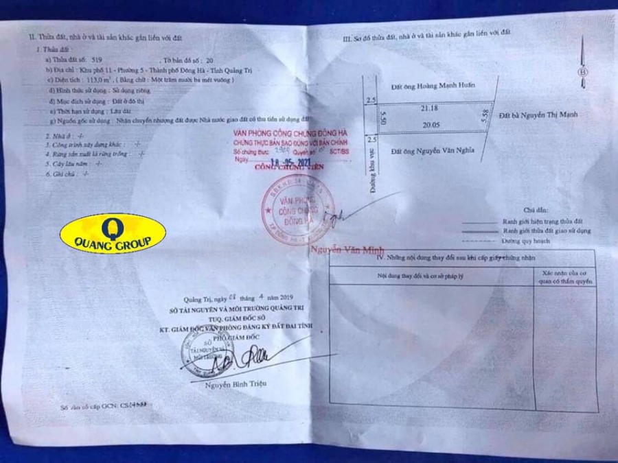 Lô Đất Đông Hà đẹp giá rẻ nhanh chân xem đất, giá bán 788 triệu, bao công chứng