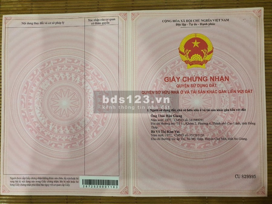 Đất Hắc Dịch Phú Mỹ chiều ngang 15 dài 39m2 pháp lý đầy đủ,lh 0902352372