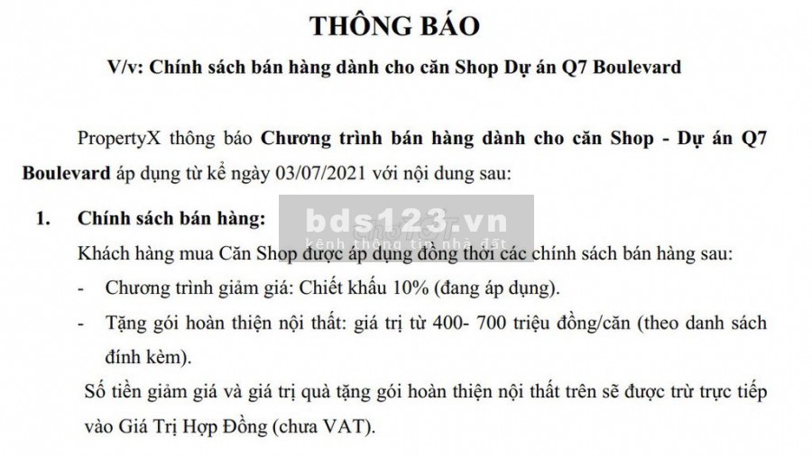 Bán Shophouse Mặt tiền Đường Nguyễn Lương Bằng Quận 7, giá bán 12 tỷ