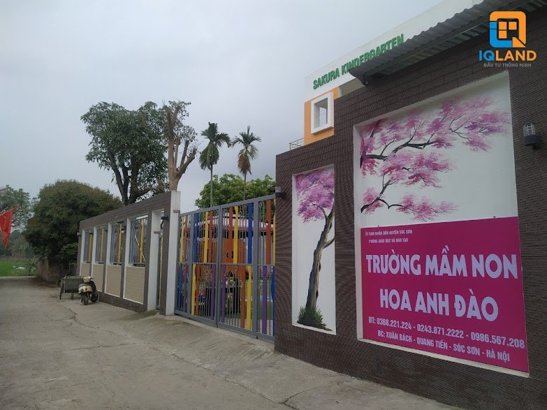 Đất rộng 172m2 Bìa Làng Xuân Bách Quang Tiến Sóc Sơn Đường 5m giá bán 10tr/m