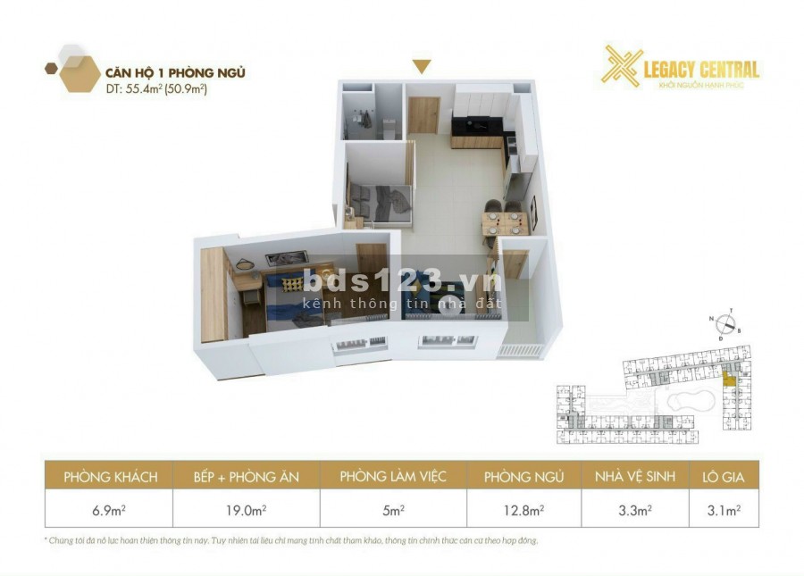 Căn hộ đẹp giá chỉ 900tr ngay tại Thuận An Bình Dương