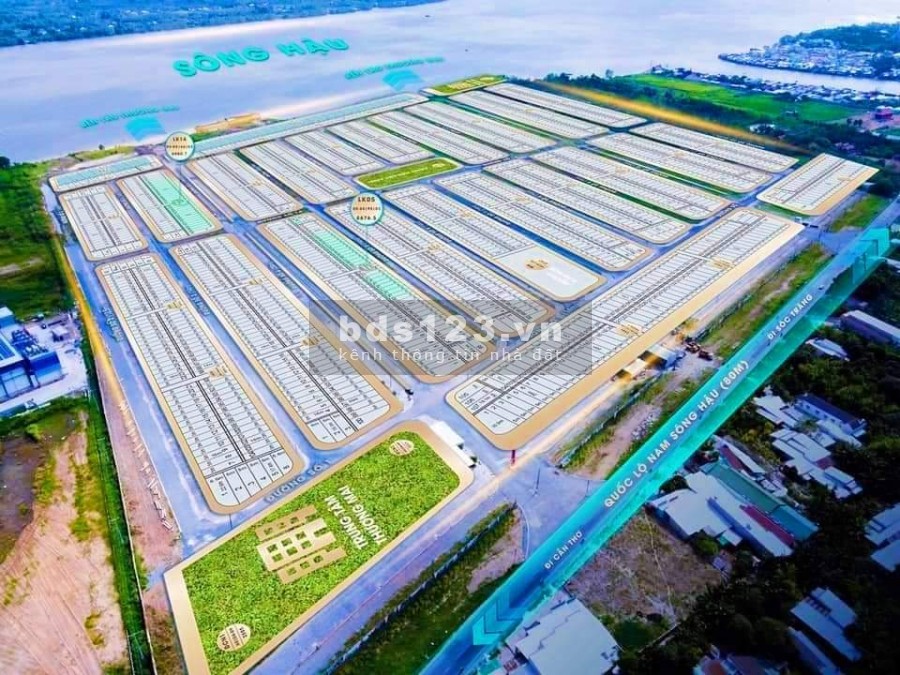 Khu dân cư bên sông Vạn Phát Sông Hậu đắc thuỷ hoà viên vượng lộc đắc tài