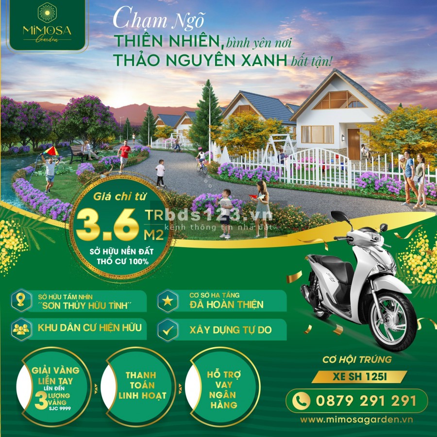 Cần bán gấp lô đất 110m2 thổ cư ngay chợ Lộc Quảng,…