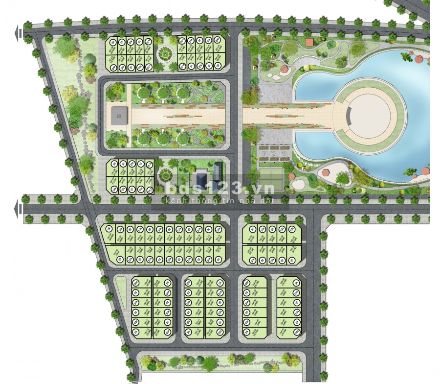Bán BT 3,5 tầng, dt 200m2, mặt tiền 10m công viên âm nhạc Đô Nghĩa, giá 50tr/m2