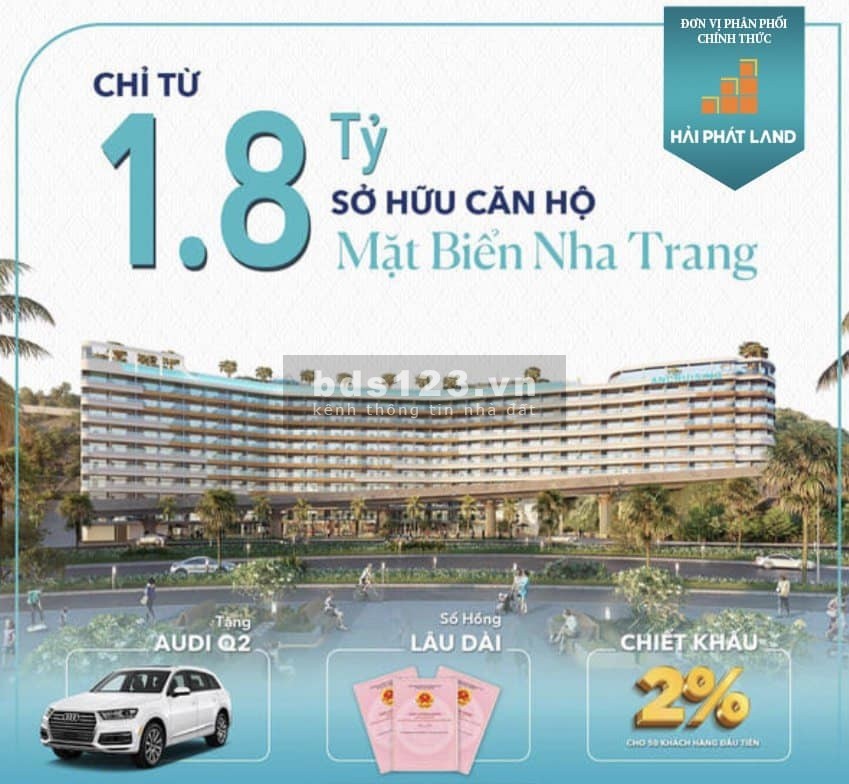 Căn hộ khách sạn 5 sao mặt tiền đường Trần Phú, Nha Trang - Sỡ hữu lâu dài tiện ích đủ