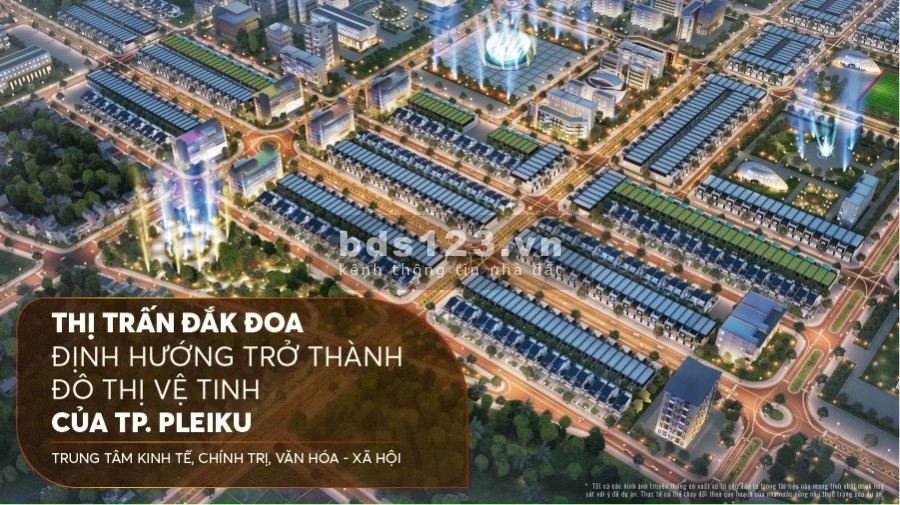 Khu đô thị TNR Stars Đak Đoa Gia Lai, tiện ích đầy đủ, giá bán bao tốt