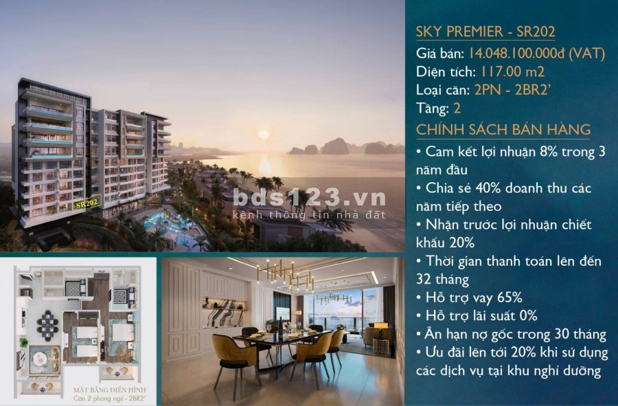 Giỏ hàng VIP nhận CK đến 20% Sky Villa,căn hộ nghỉ dưỡng InterContinental Hạ Long
