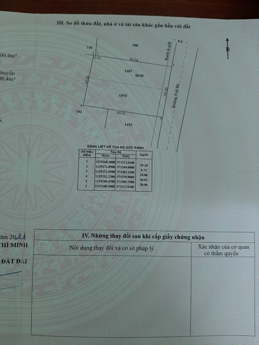 Cần bán miếng đất xã Phước Thạnh huyện Củ Chi tp Hồ Chí Minh vui lòng liên hệ 0392456539