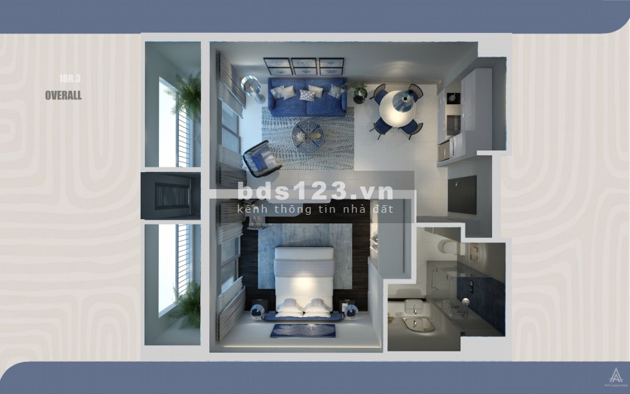 Căn hộ cao cấp Hillside Địa Trung Hải Phú Quốc, sổ hồng riêng, sở hữu lâu dài