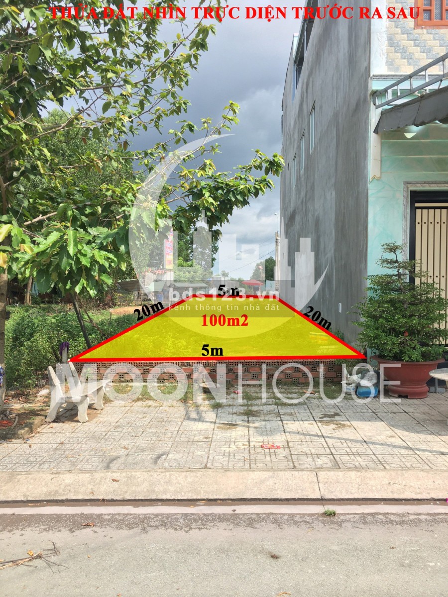 Chủ gửi Bán đất dt 100m2 hướng Tây Nam, giá 3tỷ350tr, thị trấn Hiệp Phước huyện Nhơn Trạch