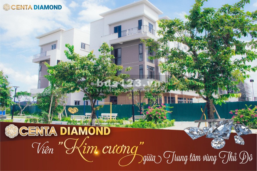 Bán nhà 4 tầng thuộc dự án Centa Diamond, giá gốc chủ đầu tư, giá bán 3.8 tỷ