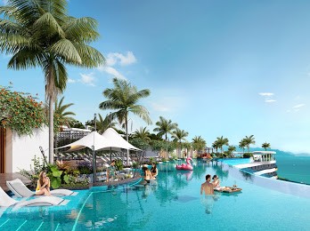 Bán căn hộ khách sạn tựa núi hướng biển căn hộ mặt biển đầu tiên tại Nha Trang có sổ đỏ lâu dài