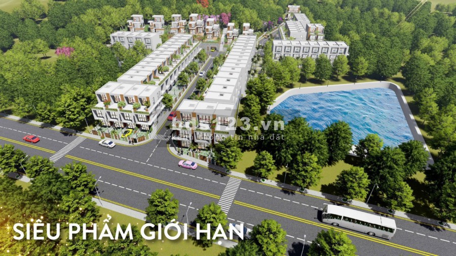 Do hết tiền gia đình cần bán 1 lô mặt đường duy nhất của khu Green Villas, đối diện xanh vilas