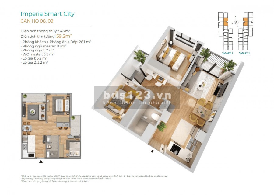 Dự án chung cư Imperia smart city hỗ trợ vay vốn lãi suất 0% trong 2 năm