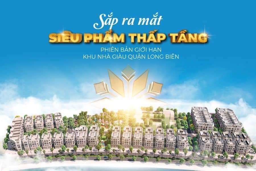 Biệt thự thấp tầng siêu phẩm, đối diện Vinhomes Riverside The Hamony, đầu tư cực tốt