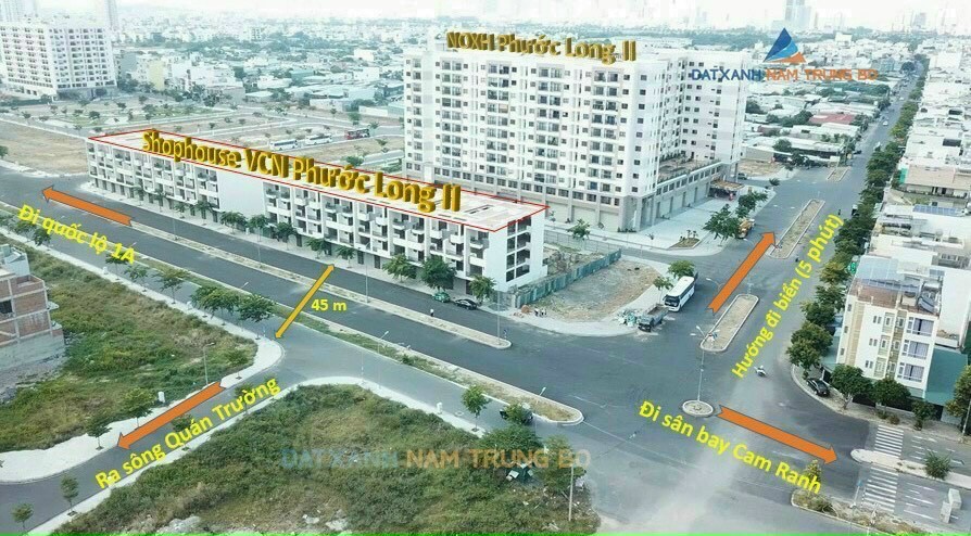 Bán phố thương mại 4 tầng xây thô VCN Phước Long 2, giá bán chỉ 5.5 tỷ