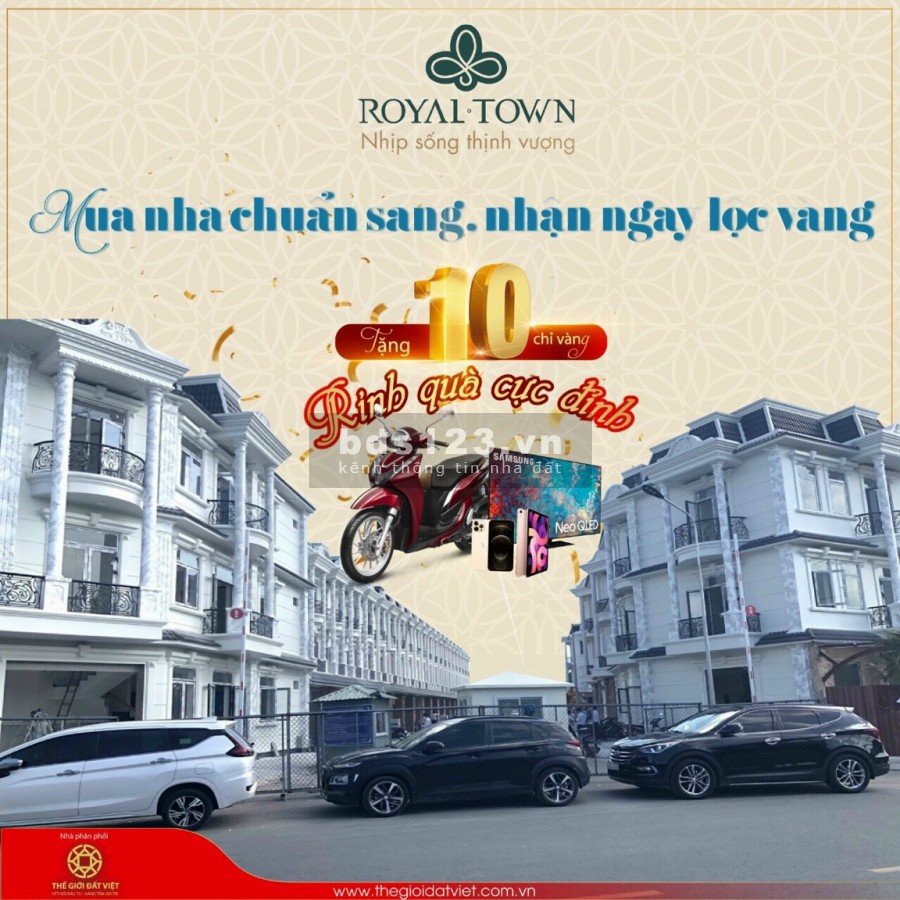 Nhà phố liền kề sang trọng, phong cách tây âu dt 68m2-80m2, nhà hoàn thiện chỉ dọn vào ở