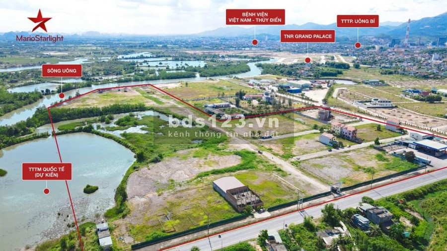 Đất nền Mario tạ khu công nghiệp Uông Bí với giá ngoại giao, pháp lí chuẩn