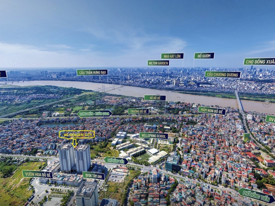 Căn 3PN giá rẻ nhất HC Golden City, hướng Đông Nam thoáng mát, giá 3.6x tỷ full Nội thất
