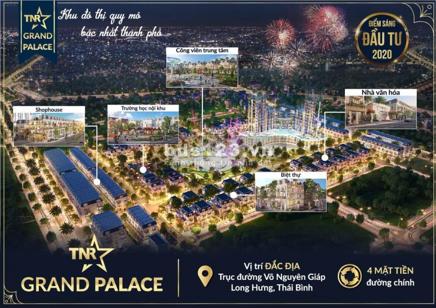 TNR Grand Palace Thái Bình - Khu đô thị thương mại, dịch vụ tích hợp công nghệ đầu tiên và đẳng cấp nhất Thái Bình