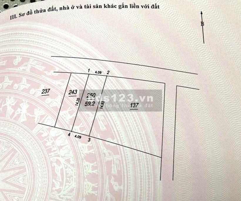 Đất Vuông đét, mặt phố Bắc Cầu, oto vù vù, ngắm CAMRY đỗ sân, chỉ 2,5 tỷ
