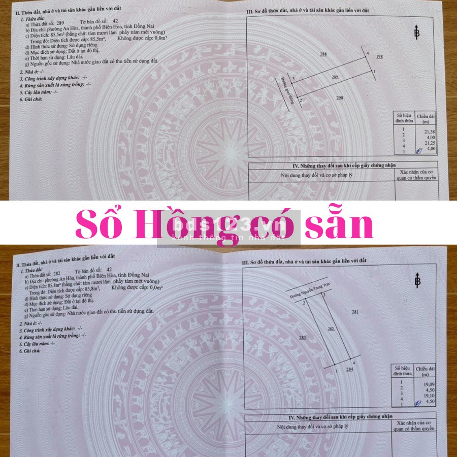 Bán đất mặt tiền giáp quốc lộ 51, kinh doanh buôn bán, shr, thổ cư, giá 1.2 tỷ