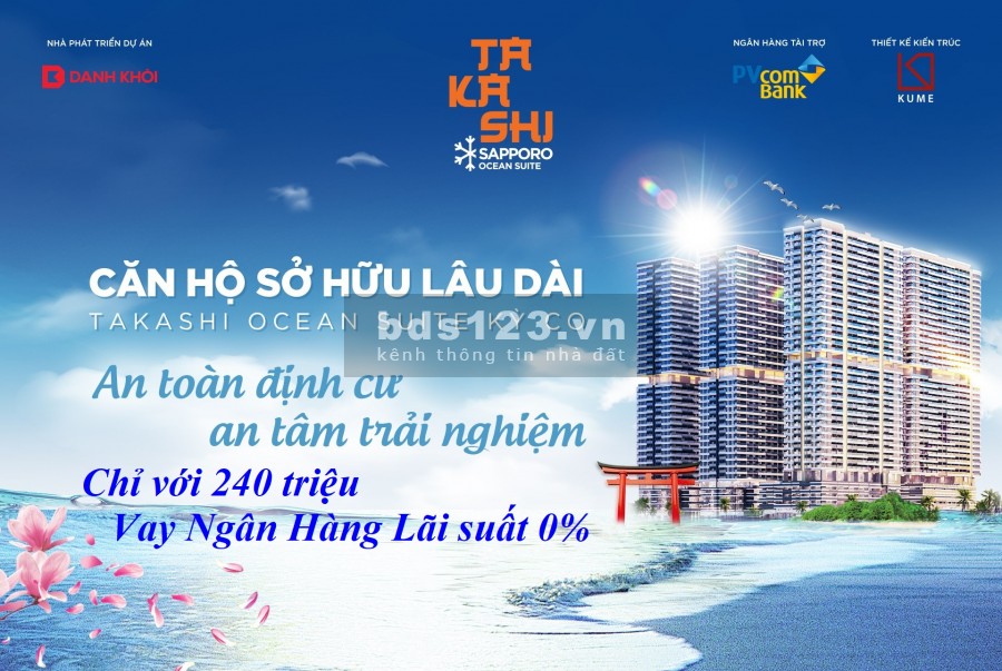 Tiền nhiều để làm gì ? Đầu tư ngay căn hộ biển sở hữu lâu dài chỉ với 240tr