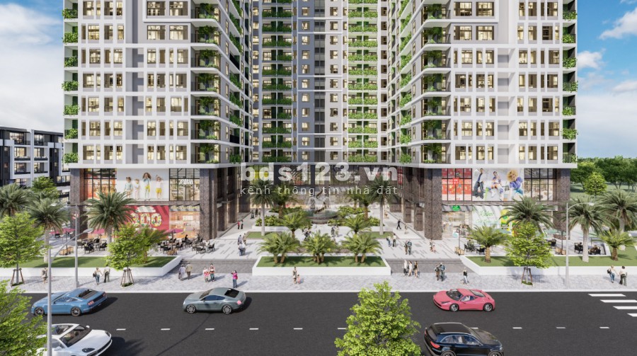 Bán Shophouse khối đế Bình Minh Garden ngay sảnh cư dân view đài phun nước
