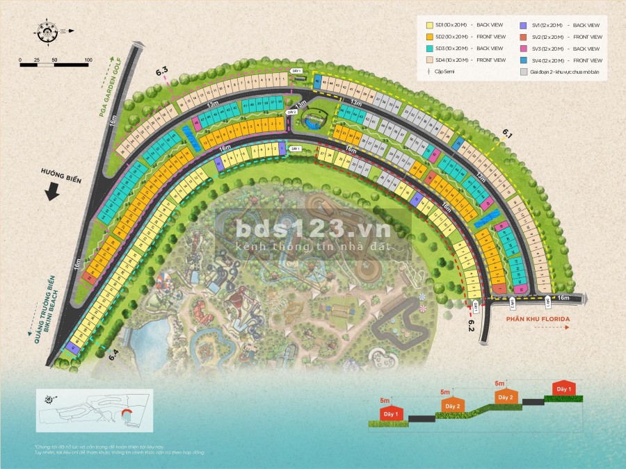 Waikiki, biệt thự đồi bậc nhất tại Novaworld. view đại dương & công viên 25ha, giá chỉ 2,7tỷ(15%)