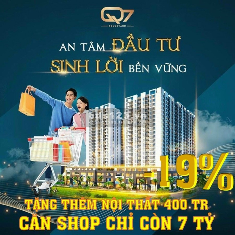 Q7 Boulevard chiết khấu lên tới 10% tặng ngay gói nội thất lên tới 700 duy nhất trong tháng 7
