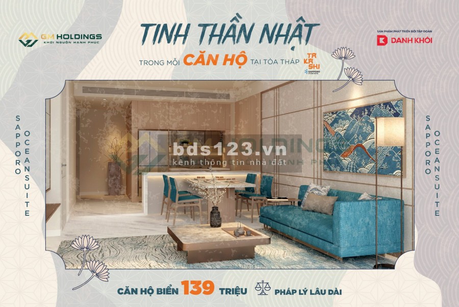 Căn hộ biển sở hữu lâu dài Takashi Ocean Suite - Tâm điểm giai trí sôi động Nhật Bản duy nhất VN