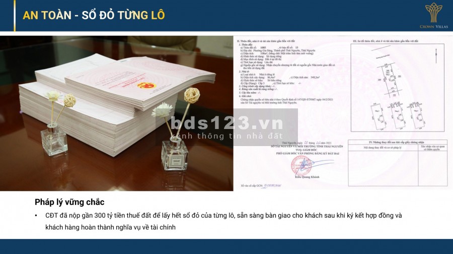 Thái Hưng Crown Villas - tạo lập làng chuyên gia đầu tiên tại Thái Nguyên