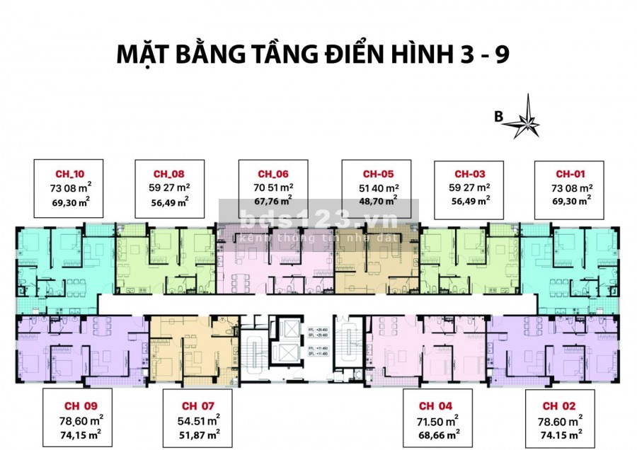 Chính chủ bán căn hộ 2PN 2Wc tại định công Hoàng Mai HN
