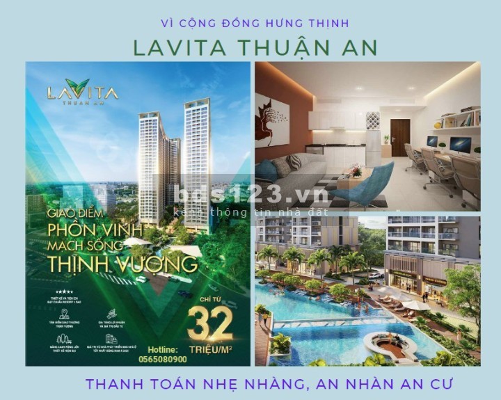Dự án Lavita Thuận An - Đại lộ Bình Dương, ưu đãi sốc cho người Bình Dương
