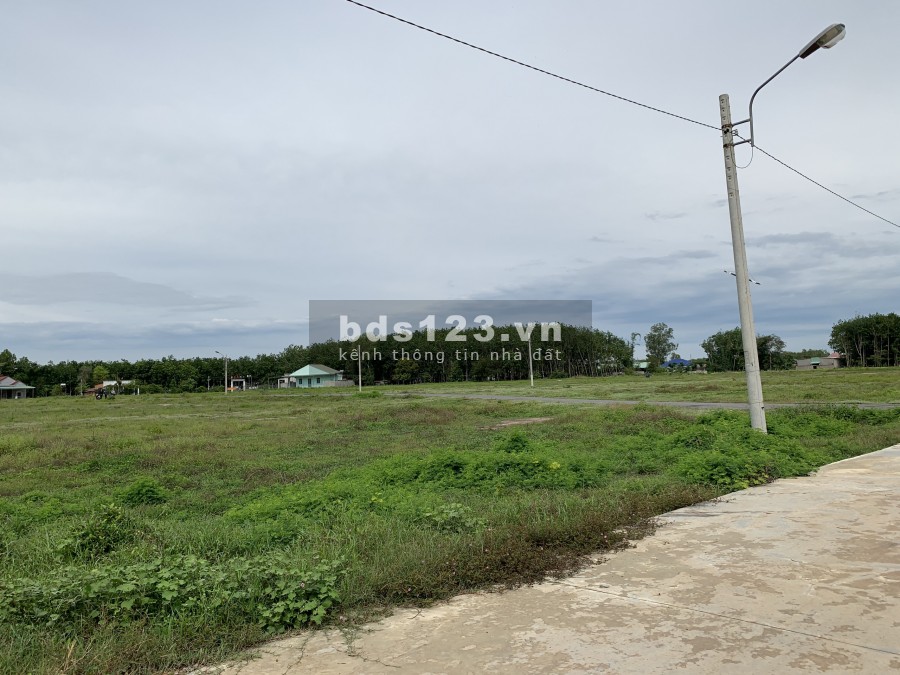 Bán đất vườn đối diện cổng khu công nghiệp dt 5300m2, đường nhựa giá 450 triệu/sổ