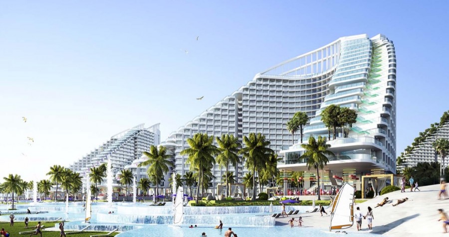 Cần bán cắt lỗ 200tr căn hộ Condotel The Arena Cam Ranh, Khánh Hoà view trực biển 25tr/m2