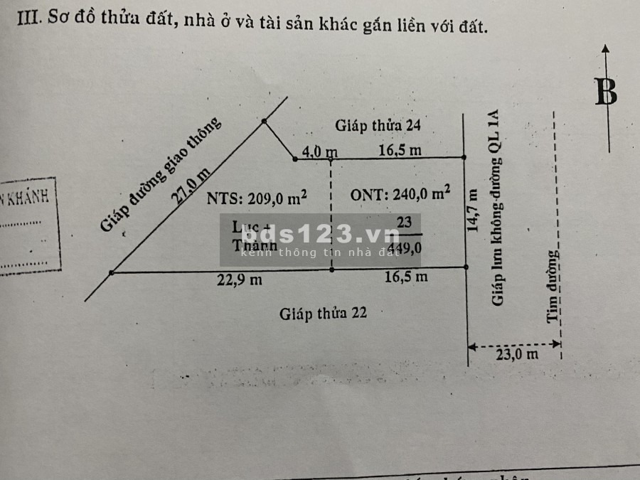 Bán nhà 2 tầng mặt đường quốc lộ 1A, Xuân Mai, Ninh An, Hoa Lư, Ninh Bình