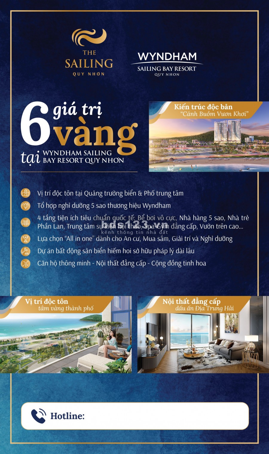The Sailing Quy Nhơn bất động sản nghĩ dưỡng cao cấp khan hiếm, pháp lý sổ lâu dài