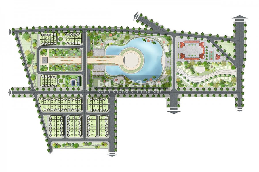 Biệt thự Sol Lake Villa Đô Nghĩa Khu D- Dương Nội. Giá cực sốc chỉ 60tr/1m2 view công viên Âm nhạc