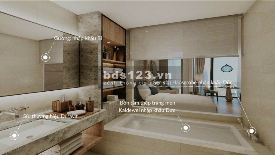 Bán căn hộ siêu sang full nội thất đồ rời nhập khẩu chỉ có ở A La Carte Hạ Long Bay
