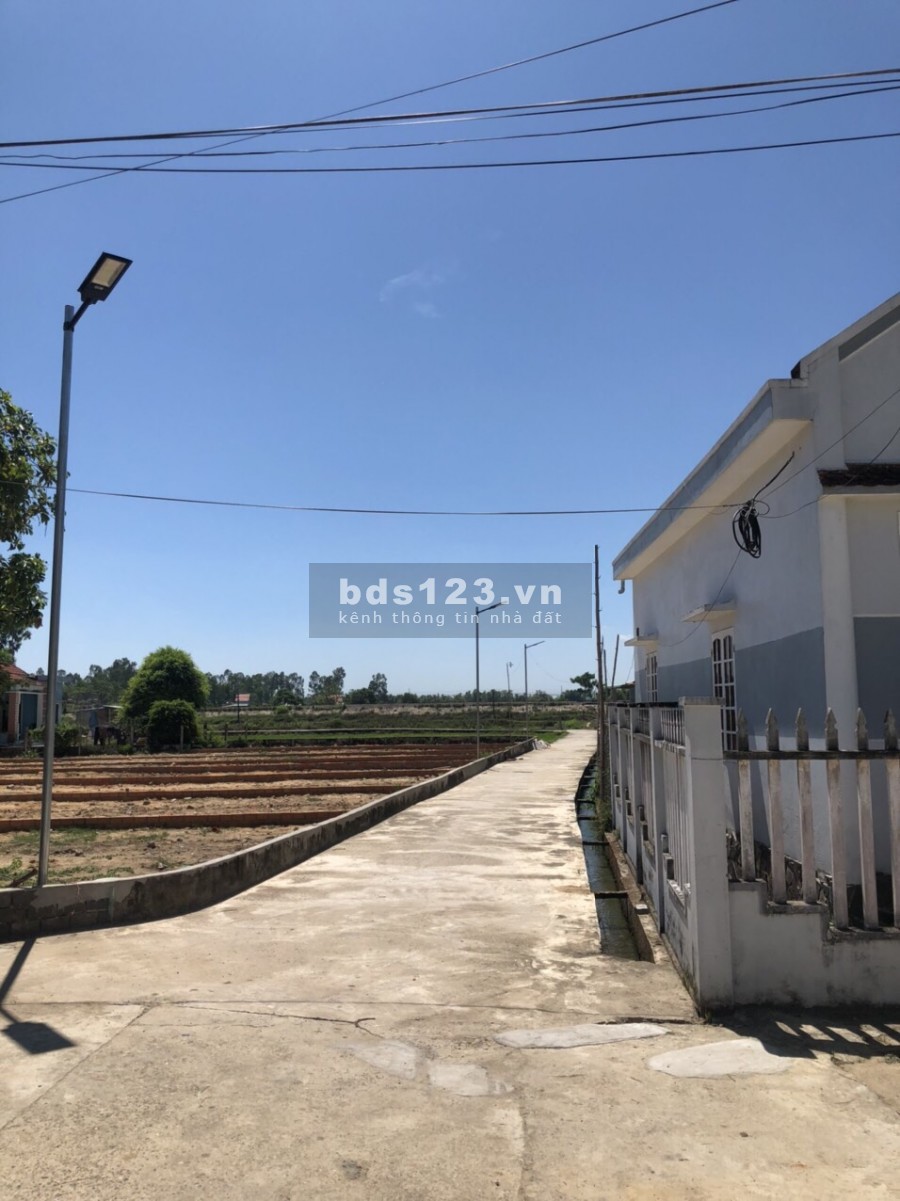 Đất nền KDC Quang Hiện Điện Hòa Điện Bàn đã có sổ hồng, đường quy hoạch 7.5m
