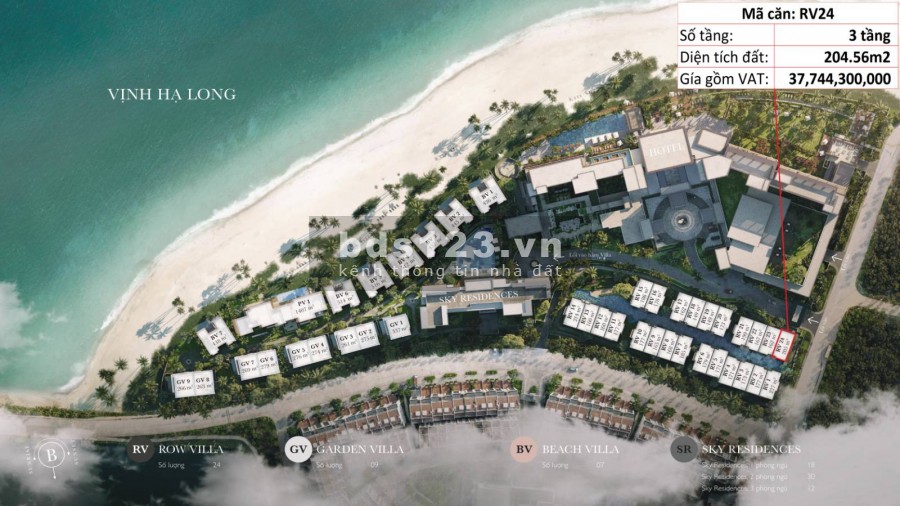 Sở hữu căn góc Row Villas InterContinental Hạ Long 5* cuối cùng, cam kết LN 8%/năm