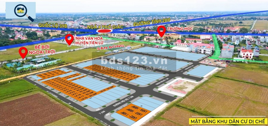 Bán đất nền thị trấn vương đầu tư siêu lợi nhuận, tiềm năng tăng giá chắc chắn