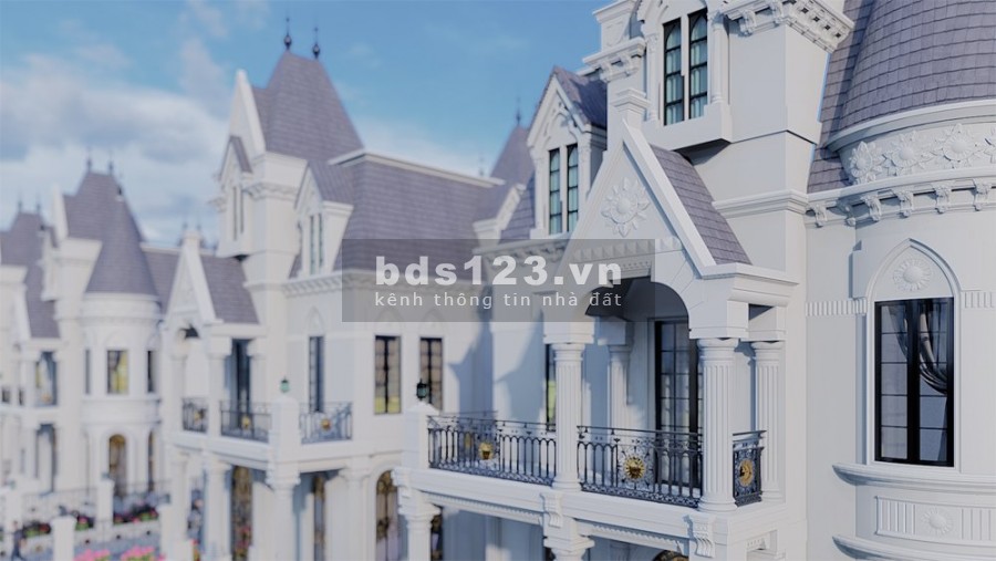 Bán Biệt thự lâu đài Pháp đầu tiên tại KĐT kiểu mẫu Vimefulland Đông Anh