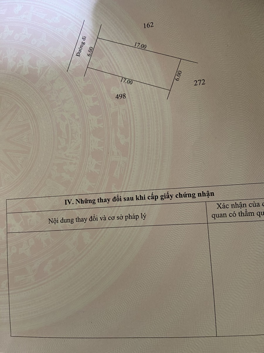 Chính chủ cần bán gấp lô Đất đẹp Phú Thượng, Phú Vang, pháp lí sổ hồng riêng