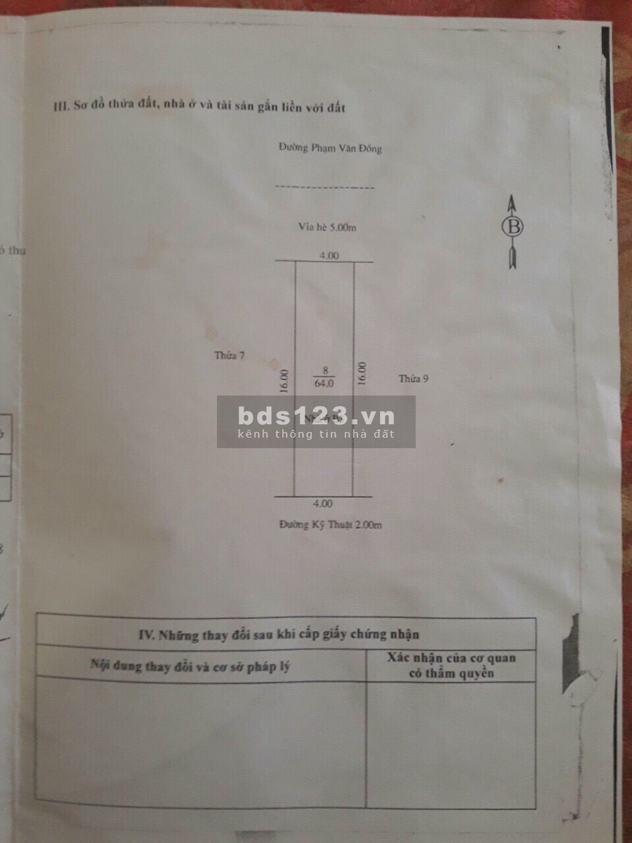 Bán nhà mặt đường đôi Phạm Văn Đồng, TP HD, 3.5 tầng, 64m2, mt 4m, 3 ngủ, gara, 3 tỷ 9
